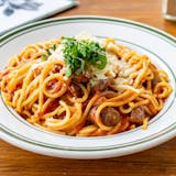Spaghetti Lamb Merguez Marinara Special