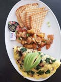 Goat Cheese and Spinach Omelette