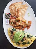 Goat Cheese and Spinach Omelette