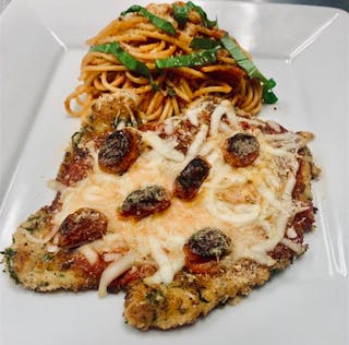 Chicken Parmesan & Spaghetti