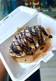 Peanut Butter Banana Chocolate Loaded Croissant