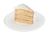 Coconut cake slice