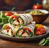 Grilled Chicken Wrap with Fresh Mozzarella