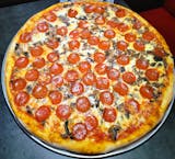 Mushroom Pepperoni Pizza
