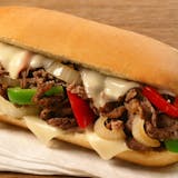 Cheese Steak with Peppers, Onions and Mushrooms