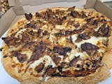 BBQ rib pizza