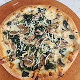 White christmas pizza