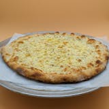 Thin Crust White Garlic Pizza