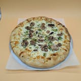Garlic, Broccoli & Mushroom Pizza