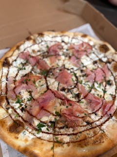 Prosciutto Mushrooms & truffle oil