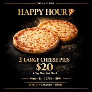 X2 Large Plain Pizza