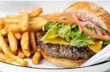 Roman Inn Cheese Burger(lettuce) w/fries or salad