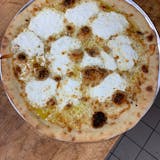 White Pizza with Habanero Peppers