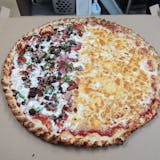 Half Cheese & Half Deluexe Pizza