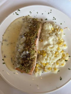 Pistachio Crusted Salmon Special