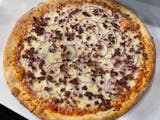 Bacon and Onion New York Style Pizza