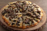 Steak & Mushroom Pizza