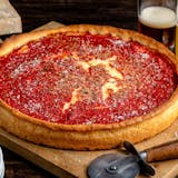 Cheese & Tomato Deep Dish Pizza