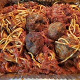 Lunch Spaghetti With Meatball