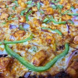 Chinese Paneer Pizza with Amul Cheese