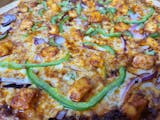 Chinese Paneer Pizza with Amul Cheese