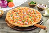 Halal Butter Chicken Pizza Twist