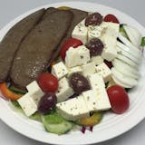 Greek Salad with Beef Gyro