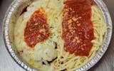 Eggplant Parmigiana with Pasta