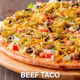 Beef Taco Pizza