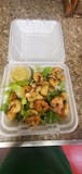 Caesar Salad with Grilled Jumbo Shrimp