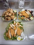 Caesar Salad with Fried Chicken