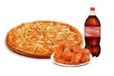 Two Jumbo 18" Cheese Pizzas & One 2-Liter Soda Special