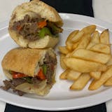 Philly Cheese Steaks Sandwich