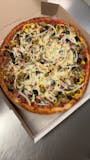 Everything But Anchovies Pizza