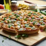 Plant-Based Bombay Garlic Pizza Twist