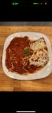 Vegan Pasta with Vegan Chicken Parmigiana