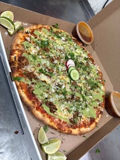 Supreme Birria pizza