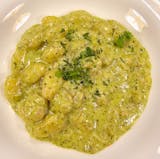 Gnocchi al Pesto with Blue Crab