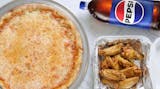 Cheese Pizza + 10 Wings and 2L Soda