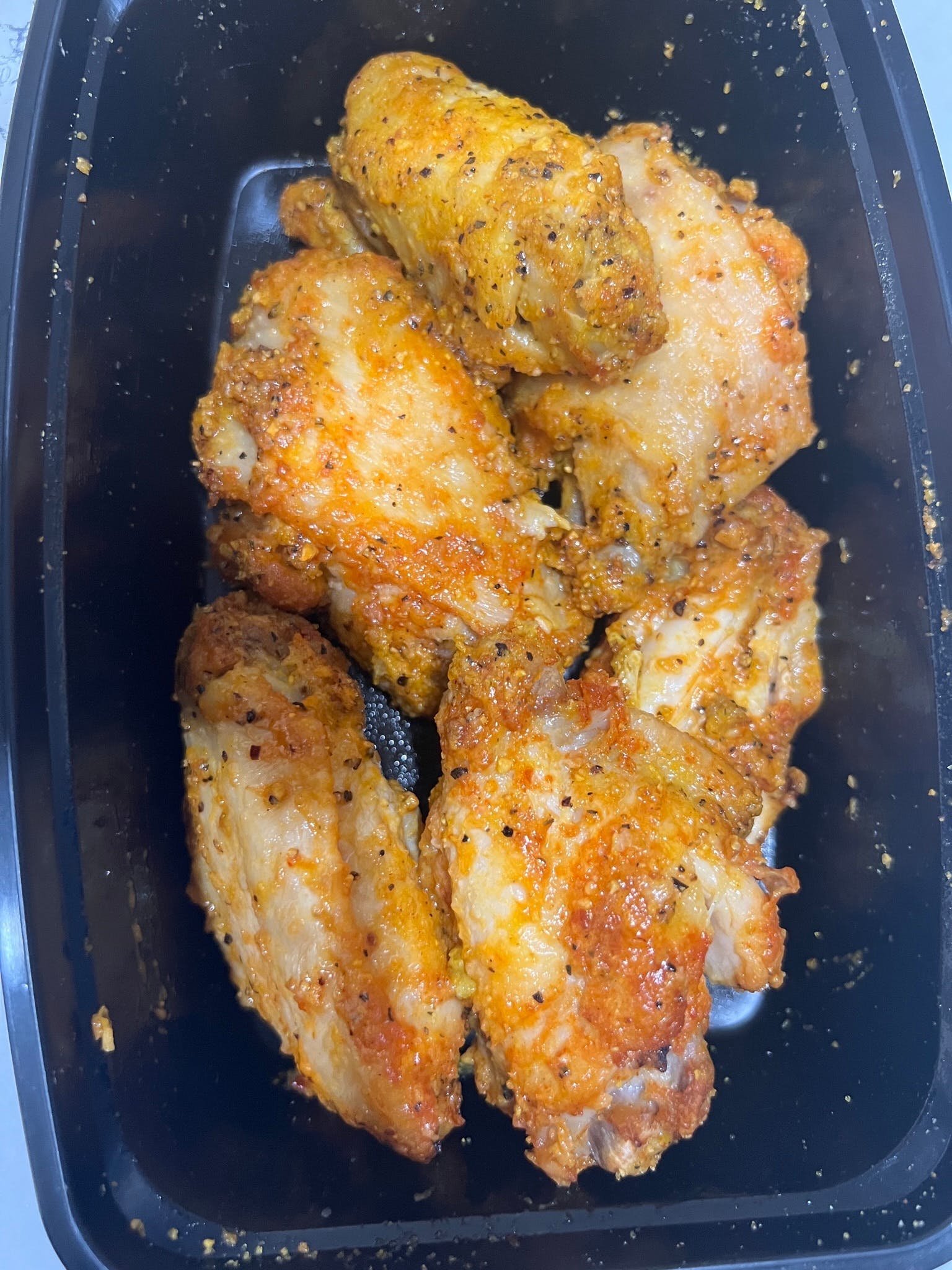 Dry roast wings