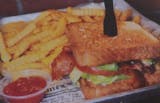 BLTA Sandwich with Fries