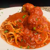 38. Spaghetti with Meatballs