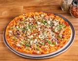 Thin Buffalo Chicken Pizza