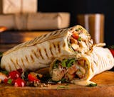 Pork shawarma wrap