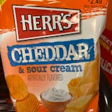 Cheddar Sour & Cream Herr's Potato Chips