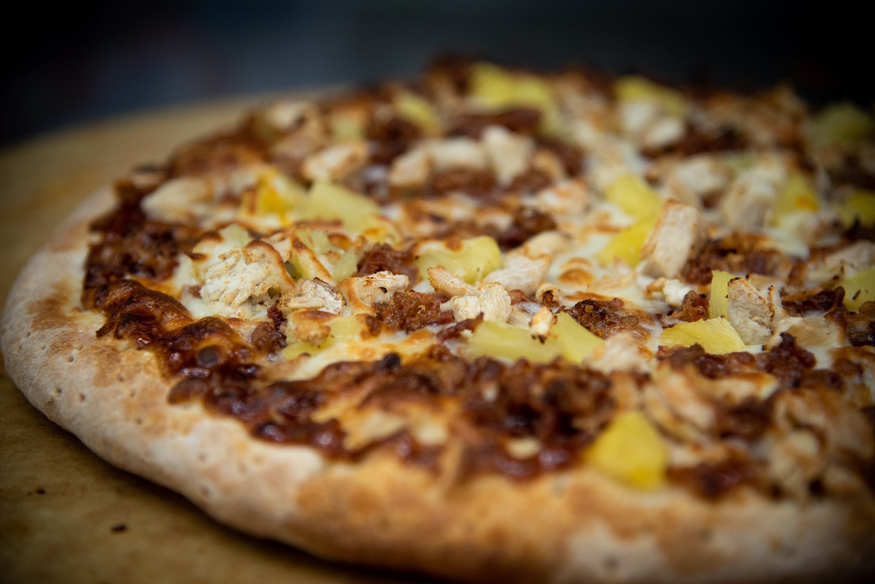 Pineapple Chicken Luau Pizza