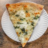Classic White Pizza Slice