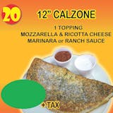 1-Topping Calzone