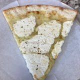 White Ricotta Pizza Slice