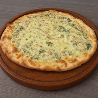 Spinach Alfredo & Grilled Chicken Pizza